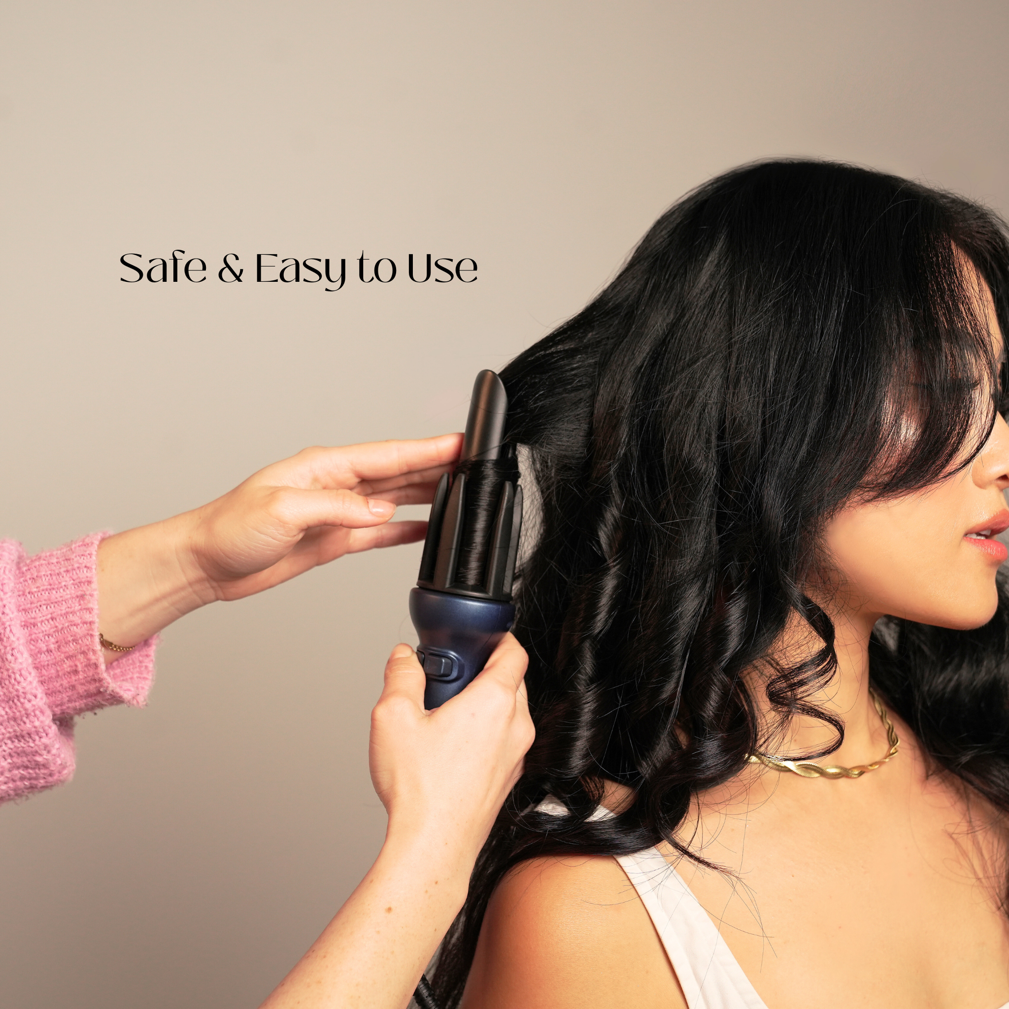 G&C Gold Class Auto Curler – safe to use curling iron for Perfect Curls