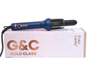 Blue hair styling tool on a white background with 'G&C Gold Class' branding. automatic curler