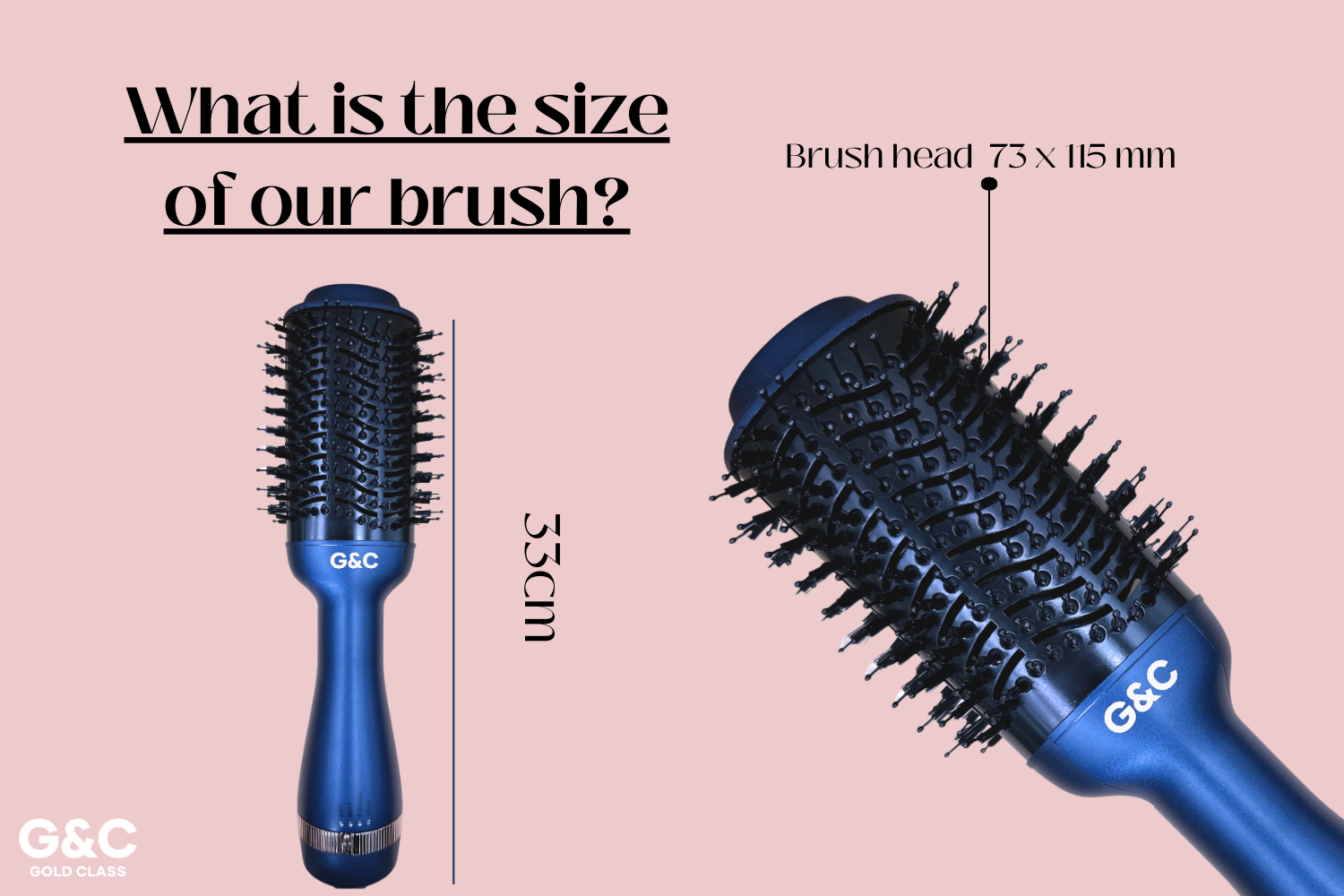 size g&c blowout brush