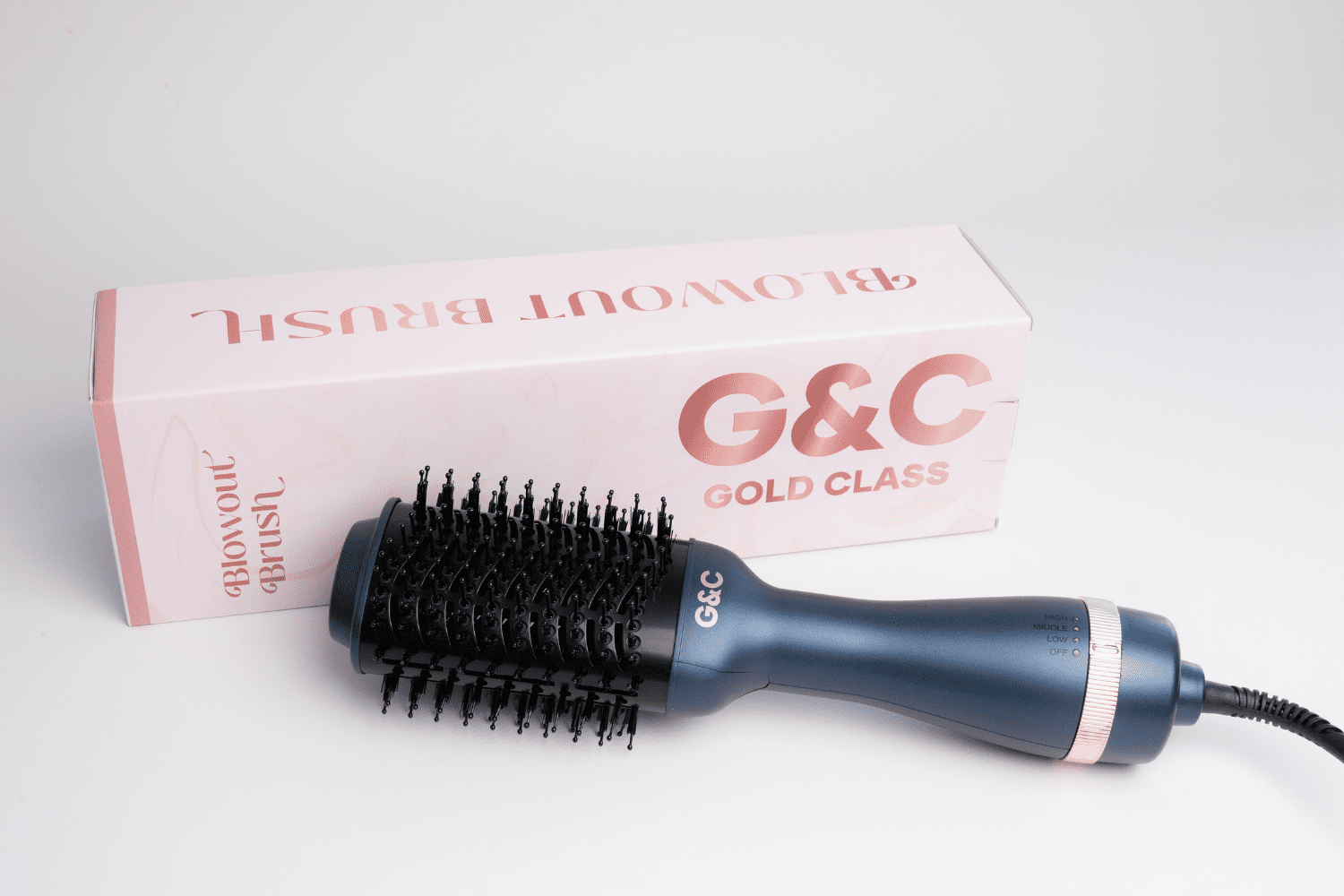 G&C Auto Curler, Blowout & Care Bundle – professional hair tool by Gold Class G&C