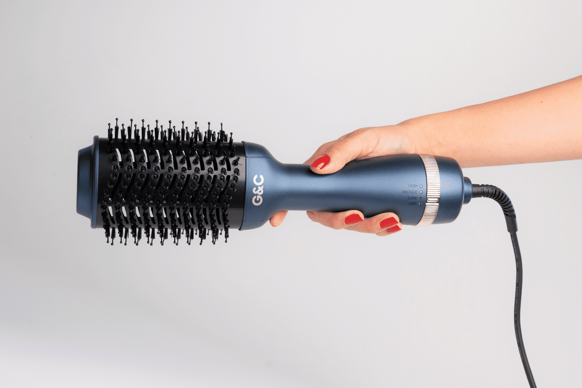 G&C Gold Class Blowout Brush and hair care bundle