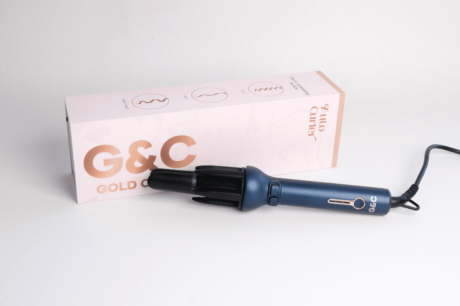 G&C Auto Curler, Blowout & Care Bundle – professional hair tool by Gold Class G&C