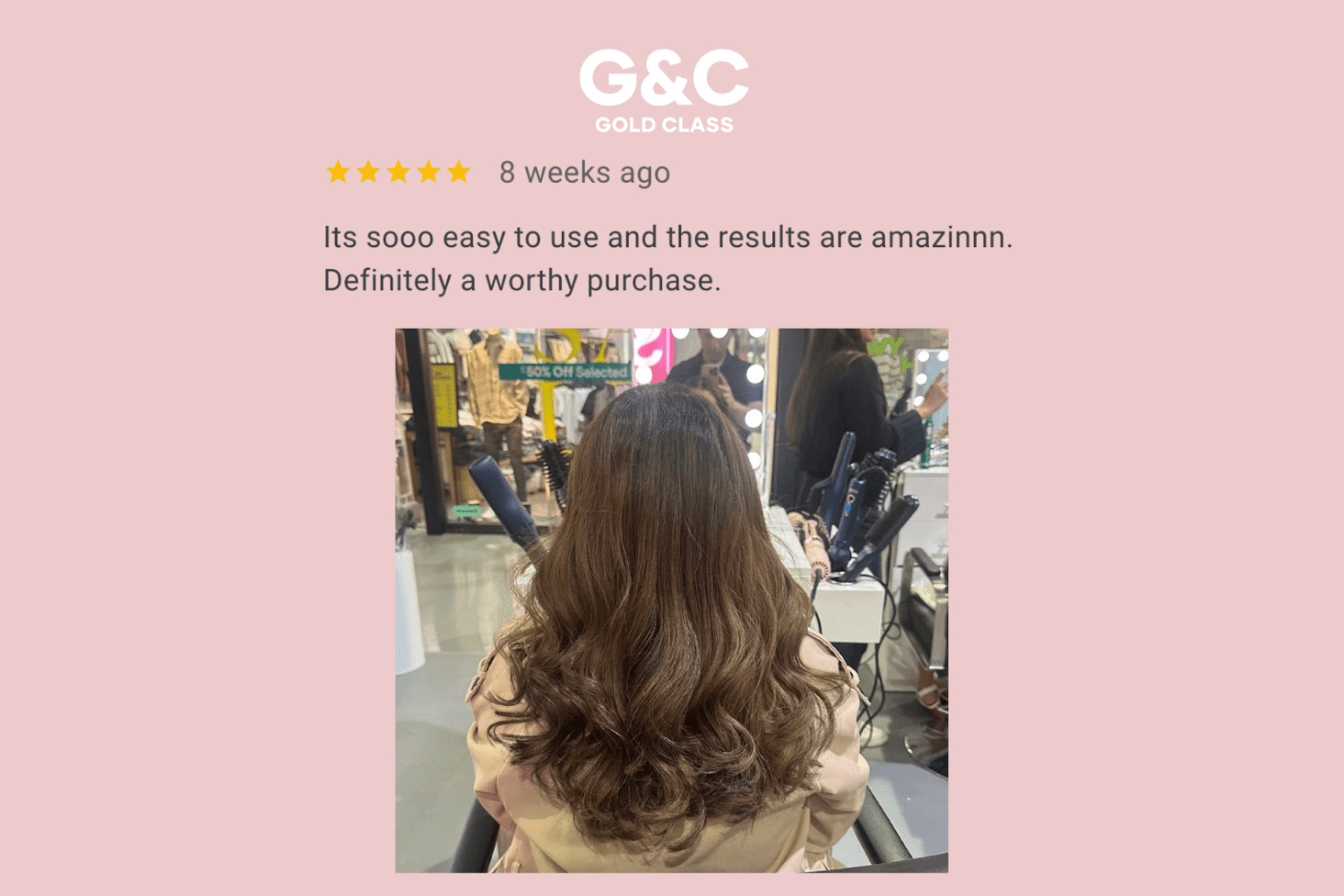 G&C Auto Curler – professional hair tool by Gold Class G&C