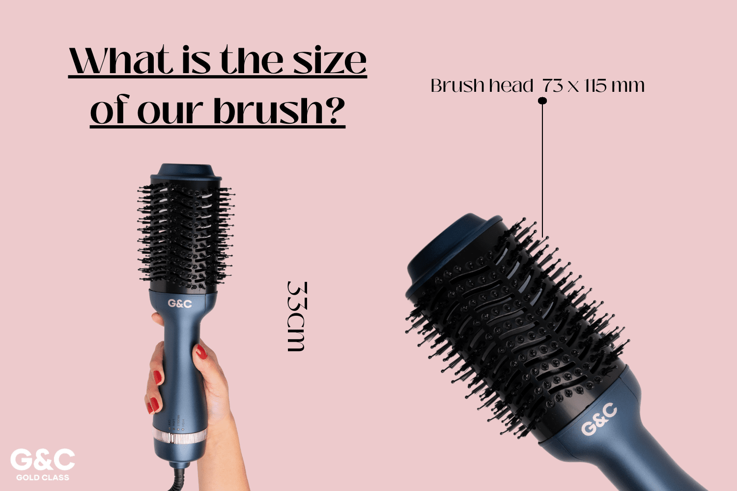 G&C Blow Out Brush – professional hair tool by Gold Class G&C