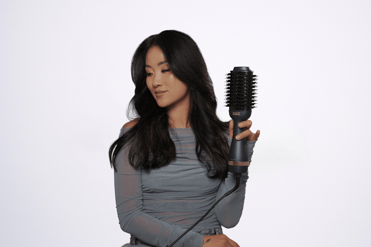 G&C Blowout Brush 1200W professional hair dryer brush