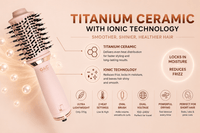 G&C Mini Blowout Brush | Dual Voltage Travel Blow Dry Brush Australia – professional hair tool by Gold Class G&C