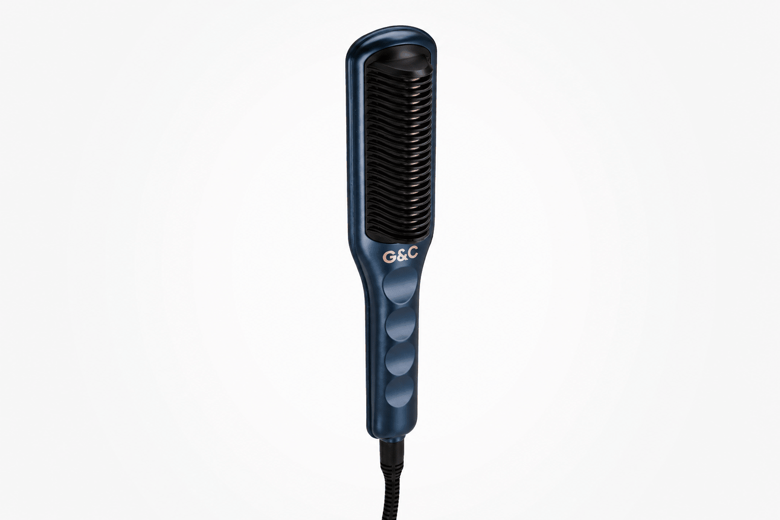 Straightener Brush Titanium Ceramic plate