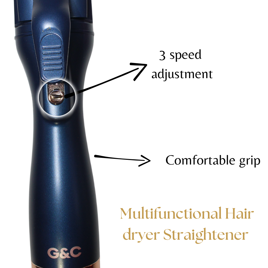 g&c Wet to Dry Hair Straightener  Air duo white background