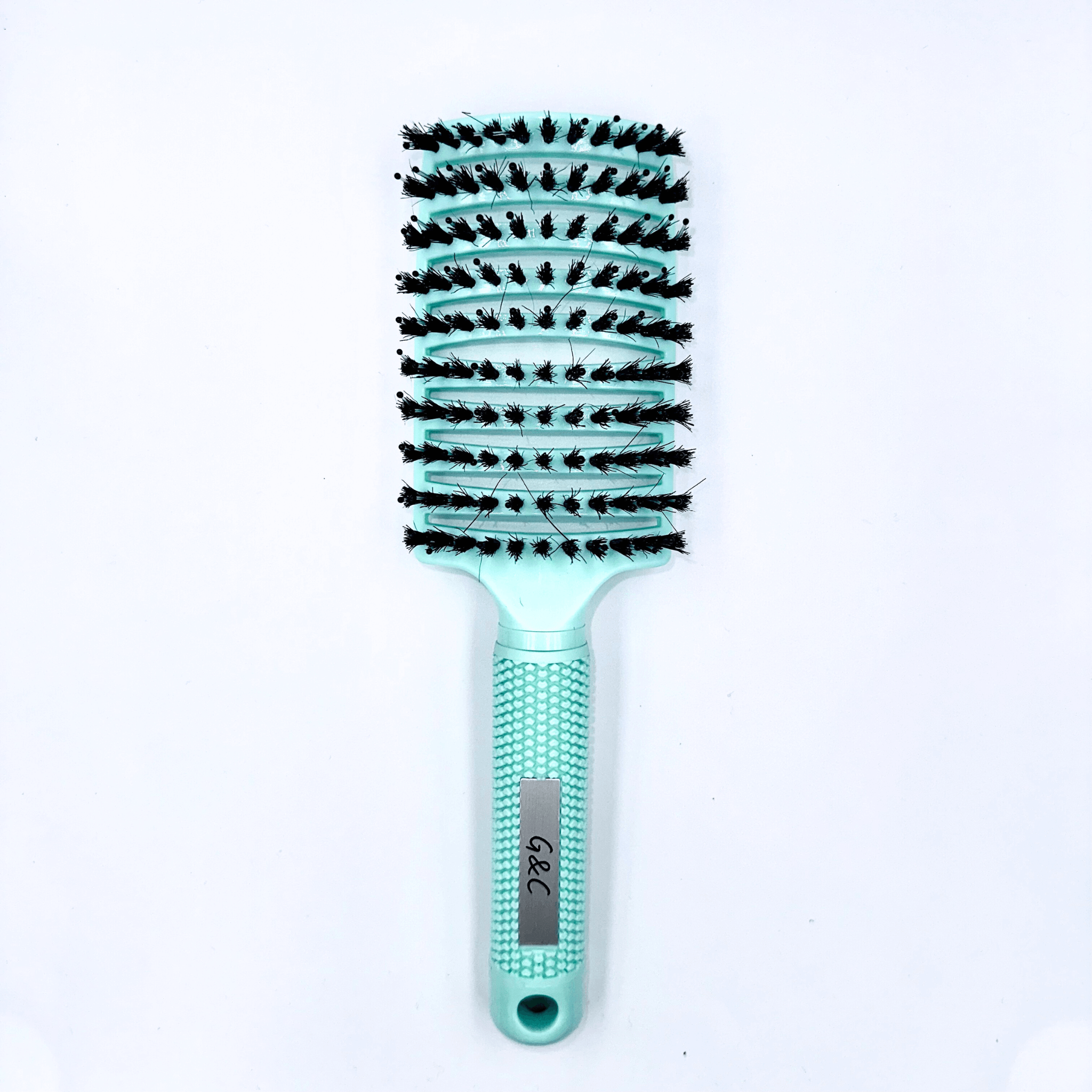 gold class g&c Detangling Brush for hair loss green