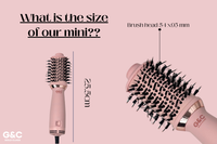 size g&c mini blowout brush